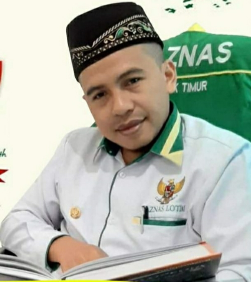 Sekretaris Baznas Lotim Abdul Hayyi Zakaria