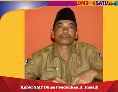 Kepala Bidang SMP Dinas Pendidikan H. Jumadi tegaskan SMPN 5 Jonggat merger