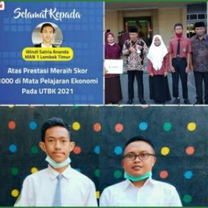 Siswa MAN raih nilai 1000