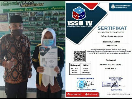 Bidayatul izzah, Siswa MAN 1 Lotim raih medali emas