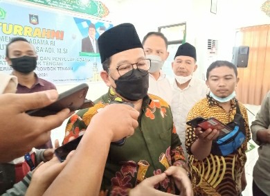 Wamenag RI tegaskan Arab Saudi akan buka pelaksanaan umroh saat berkunjung ke Kemenag Lombok Tengah