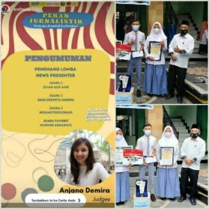 Baiq Deswita Karina Putri sukses meraih juara 2 nasional pada kejuaraan nasional presenter