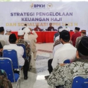 Acara Sosialisasi Pengelolaan Dana Haji yang digelar di Pendopo Bupati