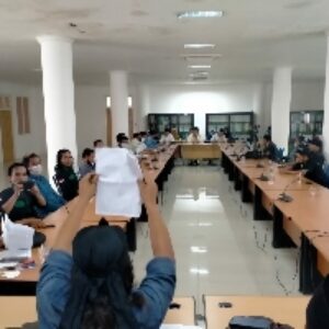 LSM Lidik NTB saat menggelar hearing di DPRD Lombok Tengah