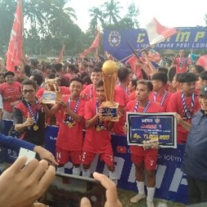 Para juara Liga 2 PSSI Lombok Timur