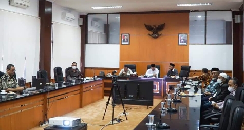 Bupati bersama sejumlah kepala OPD ikuti peringatan hari anak nasional secara hybrid