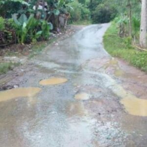 Ruas jalan pariwisata yang menghubungkan Desa Selong Belanak Kecamatan Prabar menuju Desa Batu Jangkih Kecamatan Prabarda