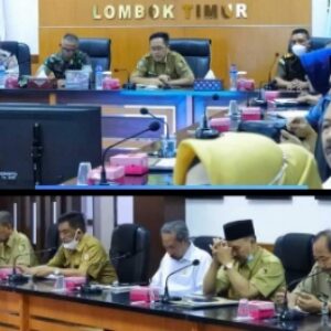 Kegiatan Rakor Inflasi Daerah secara virtual
